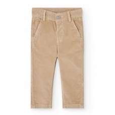 BOBOLI παντελόνι κοτλέ 712033-7443 μπεζ